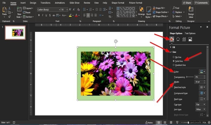 PowerPoint में एनिमेटेड पिक्चर फ्रेम कैसे बनाएं 