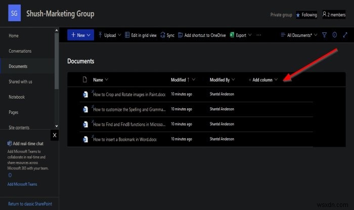 अपनी SharePoint साइट पर दस्तावेज़ कैसे अपलोड करें 