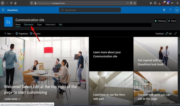 अपनी SharePoint साइट पर दस्तावेज़ कैसे अपलोड करें 