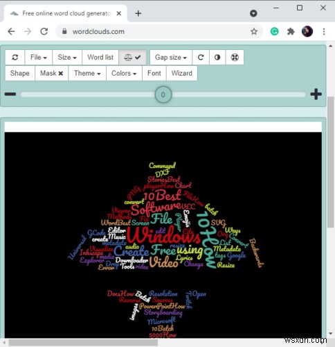 माइक्रोसॉफ्ट एक्सेल में वर्ड क्लाउड कैसे बनाएं 