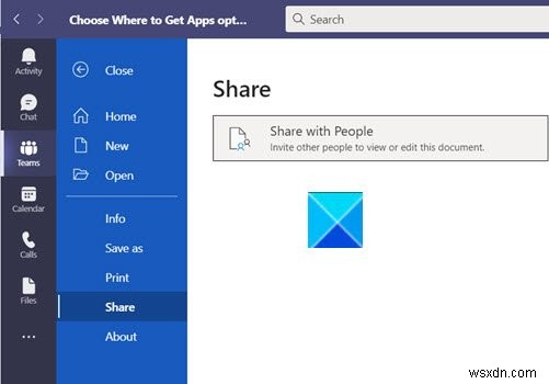 Microsoft Teams में एक सुरक्षित फ़ाइल कैसे साझा करें 