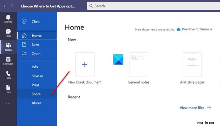 Microsoft Teams में एक सुरक्षित फ़ाइल कैसे साझा करें 