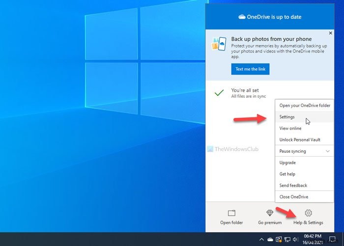 OneDrive को कैसे बंद करें इस दिन Windows 11/10 पर अधिसूचना 