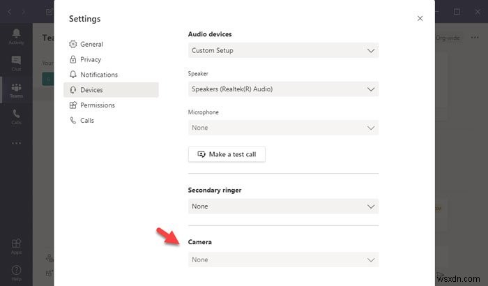 Microsoft Teams कैमरा धूसर हो गया है या काम नहीं कर रहा है