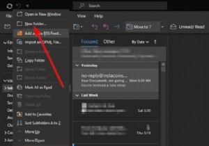 Microsoft Outlook को RSS फ़ीड रीडर के रूप में कैसे उपयोग करें 