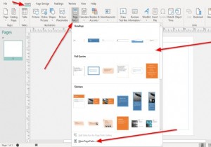 Microsoft Publisher में बिल्डिंग ब्लॉक्स सुविधाओं का उपयोग कैसे करें 