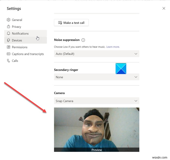 Microsoft Teams में Snapchat फ़िल्टर का उपयोग कैसे करें 