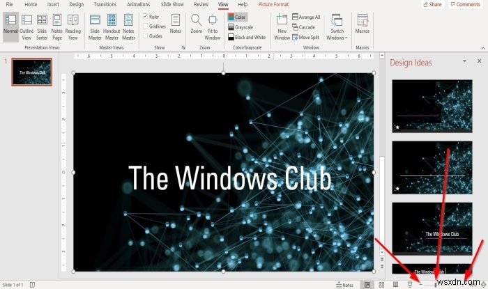 Microsoft PowerPoint में डिफ़ॉल्ट ज़ूम स्तर कैसे बदलें 