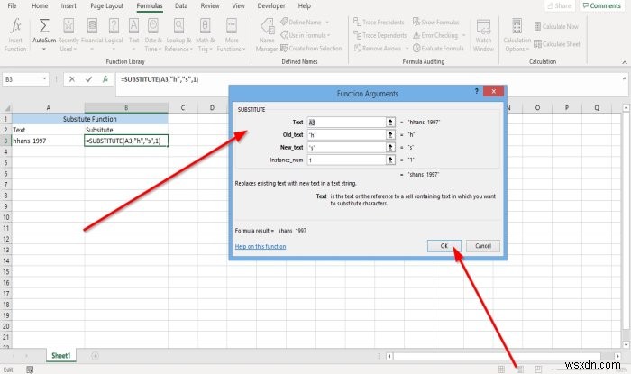 Microsoft Excel में स्थानापन्न और प्रतिस्थापन कार्यों का उपयोग कैसे करें 