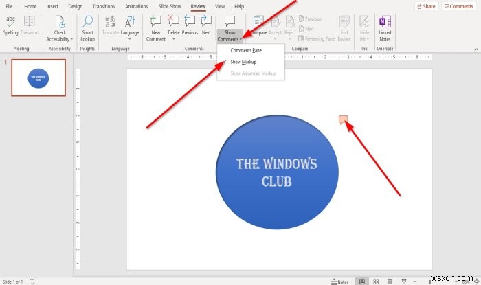 Microsoft PowerPoint स्लाइड में टिप्पणियाँ कैसे जोड़ें
