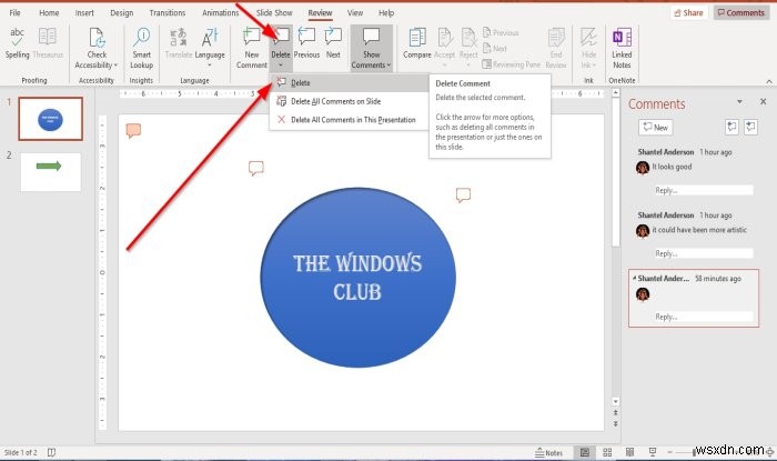 Microsoft PowerPoint स्लाइड में टिप्पणियाँ कैसे जोड़ें