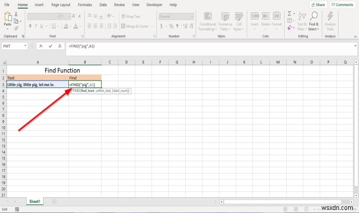 Microsoft Excel में Find और FindB फ़ंक्शन का उपयोग कैसे करें 