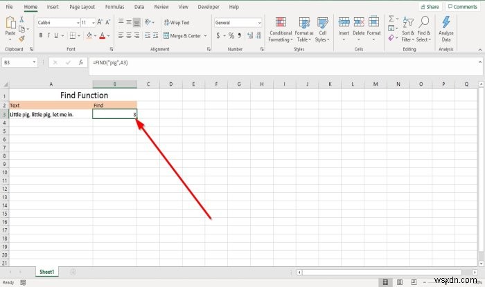 Microsoft Excel में Find और FindB फ़ंक्शन का उपयोग कैसे करें 