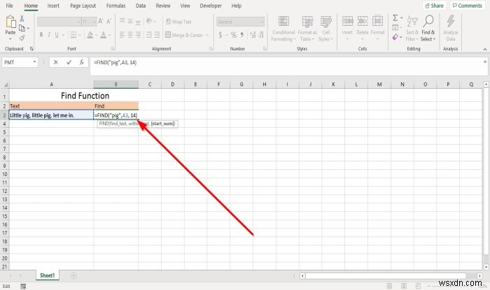 Microsoft Excel में Find और FindB फ़ंक्शन का उपयोग कैसे करें 