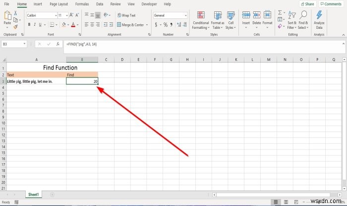Microsoft Excel में Find और FindB फ़ंक्शन का उपयोग कैसे करें 