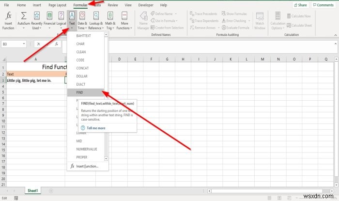 Microsoft Excel में Find और FindB फ़ंक्शन का उपयोग कैसे करें 