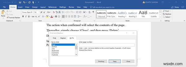 Microsoft Word दस्तावेज़ के अंत में रिक्त पृष्ठ को कैसे हटाएं