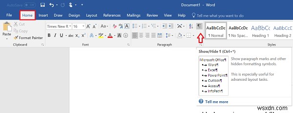 Microsoft Word दस्तावेज़ के अंत में रिक्त पृष्ठ को कैसे हटाएं