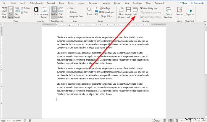 Microsoft Word में एकाधिक विंडो के साथ कैसे प्रदर्शित और कार्य करें 