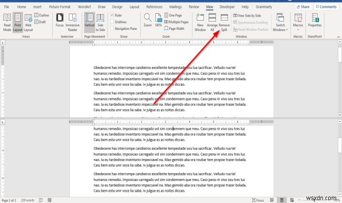 Microsoft Word में एकाधिक विंडो के साथ कैसे प्रदर्शित और कार्य करें 