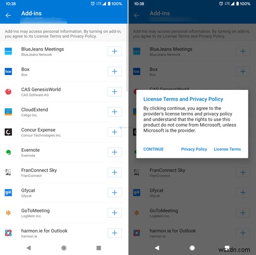 Android और iOS के लिए Outlook में ऐड-इन्स कैसे स्थापित करें 