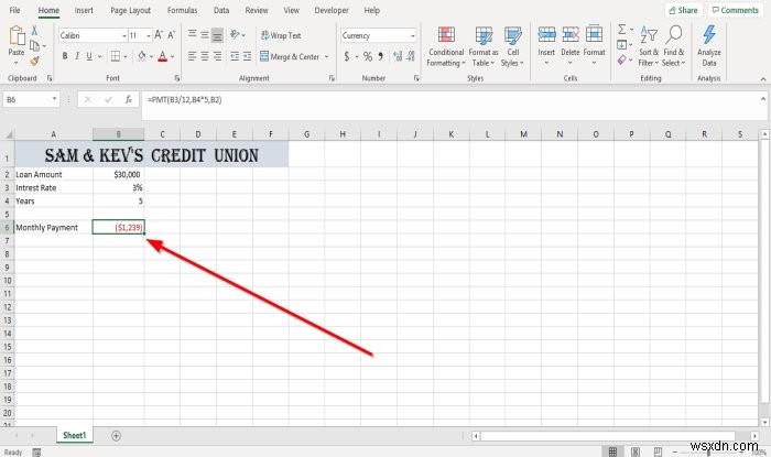 Microsoft Excel में PMT फ़ंक्शन का उपयोग कैसे करें