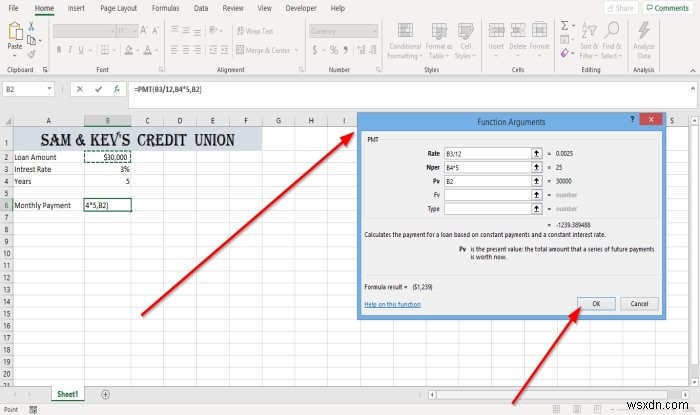 Microsoft Excel में PMT फ़ंक्शन का उपयोग कैसे करें