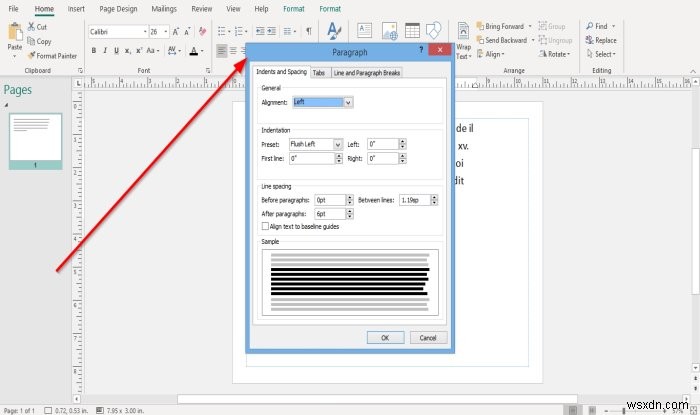 Microsoft Publisher में कैरेक्टर, लाइन या पैराग्राफ स्पेसिंग टूल का उपयोग करके स्पेसिंग कैसे बदलें