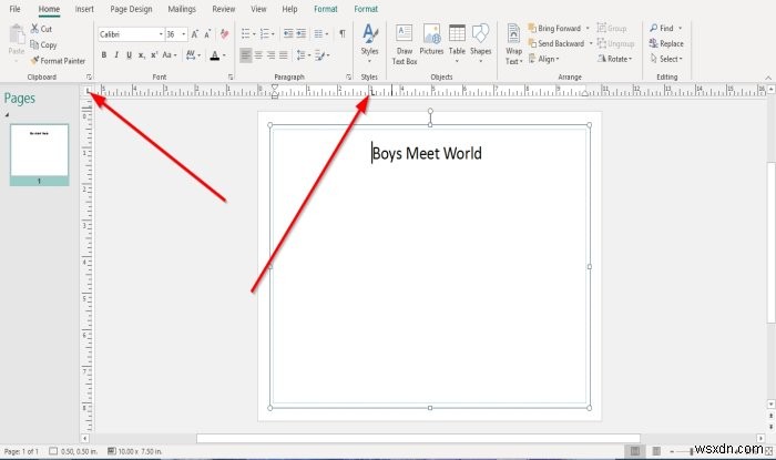 Microsoft Publisher में रूलर बार को कैसे दिखाएँ या छिपाएँ और उपयोग करें? 