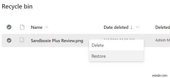 Microsoft टीमों से हटाई गई फ़ाइलों को कैसे पुनर्प्राप्त करें 