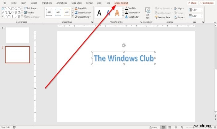 Microsoft PowerPoint में टेक्स्ट के अंदर चित्र कैसे जोड़ें 