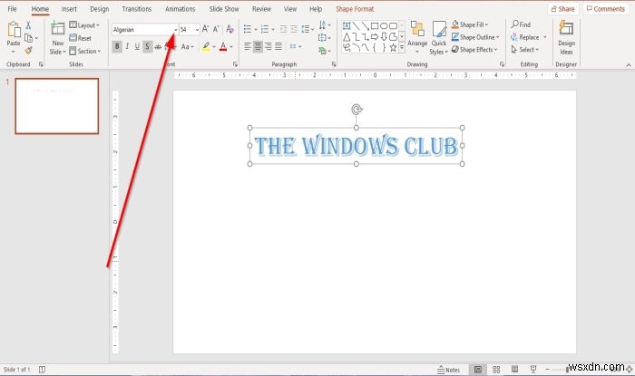 Microsoft PowerPoint में टेक्स्ट के अंदर चित्र कैसे जोड़ें 