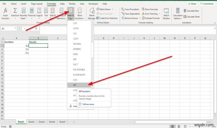 Microsoft Excel में INT और LCM फ़ंक्शंस का उपयोग कैसे करें 