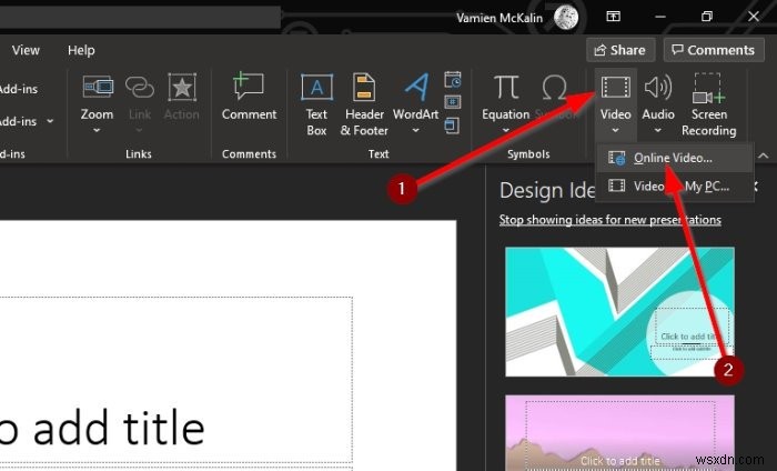 Microsoft PowerPoint प्रस्तुतियों में YouTube वीडियो कैसे जोड़ें 