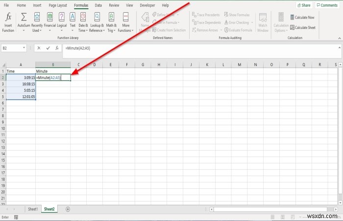Microsoft Excel में घंटे, मिनट और दूसरे फ़ंक्शन का उपयोग कैसे करें 