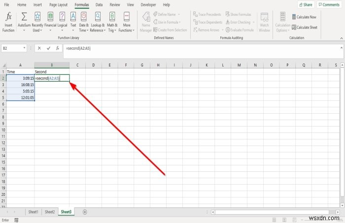 Microsoft Excel में घंटे, मिनट और दूसरे फ़ंक्शन का उपयोग कैसे करें 