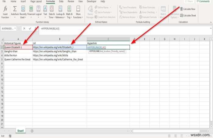 Microsoft Excel में हाइपरलिंक फ़ंक्शन का उपयोग कैसे करें 