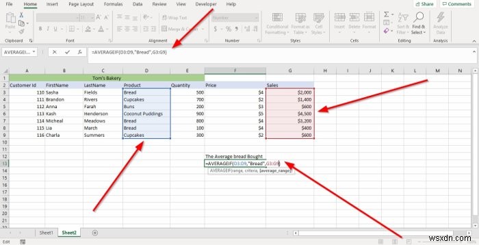 Microsoft Excel में AVERAGEIF और AVERAGEIFS का उपयोग कैसे करें 