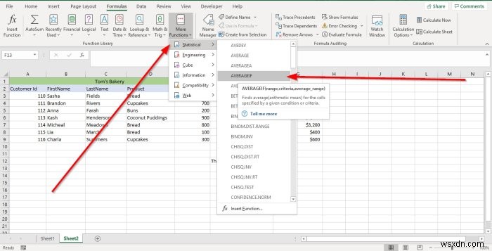 Microsoft Excel में AVERAGEIF और AVERAGEIFS का उपयोग कैसे करें 