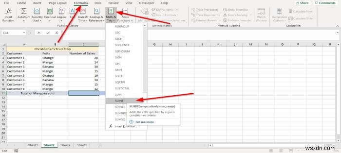 Microsoft Excel में SUMIF और SUMIFS फ़ंक्शंस का उपयोग कैसे करें 