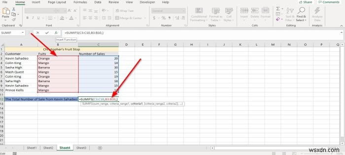 Microsoft Excel में SUMIF और SUMIFS फ़ंक्शंस का उपयोग कैसे करें 