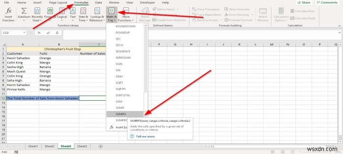 Microsoft Excel में SUMIF और SUMIFS फ़ंक्शंस का उपयोग कैसे करें 