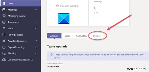 Microsoft Teams कैलेंडर अनुपलब्ध है या दिखाई नहीं दे रहा है 