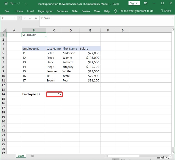 Excel में VLOOKUP फ़ंक्शन कैसे लिखें, निर्माण और उपयोग करें 