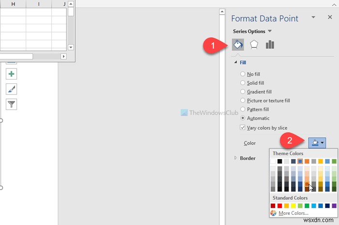 Word, Excel, PowerPoint में डिफ़ॉल्ट चार्ट रंग कैसे बदलें 