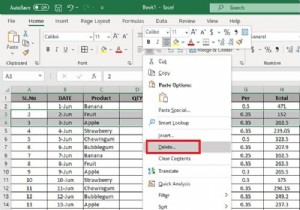 Microsoft Excel में एक बार में एकाधिक पंक्तियों को कैसे हटाएं 