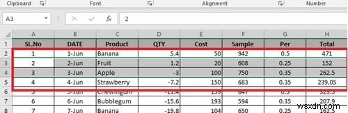 Microsoft Excel में एक बार में एकाधिक पंक्तियों को कैसे हटाएं 