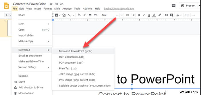 Google स्लाइड को PowerPoint में कैसे बदलें और इसके विपरीत 