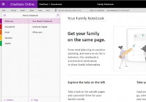 Microsoft परिवार सुविधा का उपयोग करके अपने परिवार के साथ OneNote नोटबुक साझा करें 
