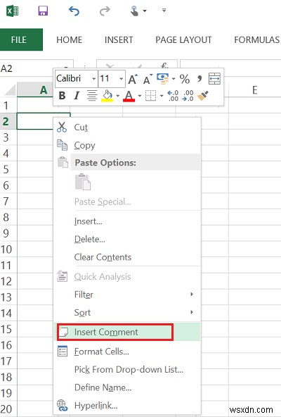 Excel में किसी टिप्पणी में चित्र कैसे सम्मिलित करें 